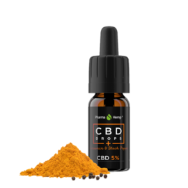 Picture of PharmaHemp™ - CBD Tropfen Curcumin & schwarzer Pfeffer