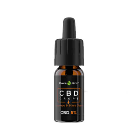 PharmaHemp™ - CBD kapljice kurkumina in črni poper